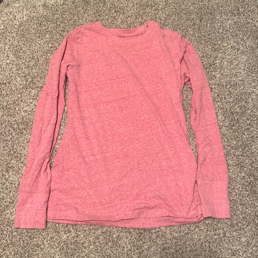 Pink long sleeve top